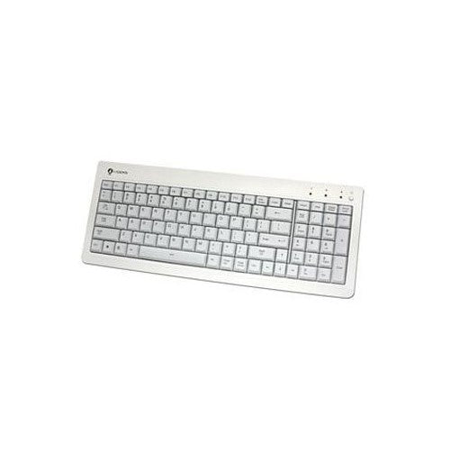 I-Rocks Back-lit LED Stylish White USB Keyboard