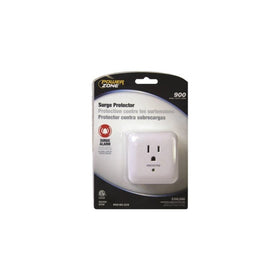 POWER ZONE OR802105 Surge 1 Outlet 900J Tap and Alarm