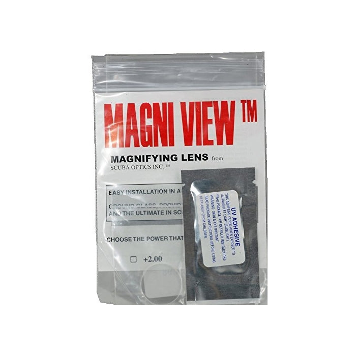 MAGNI-VIEW 2x Mask Magnifying Lens Great for Scuba Divers and Water Sports