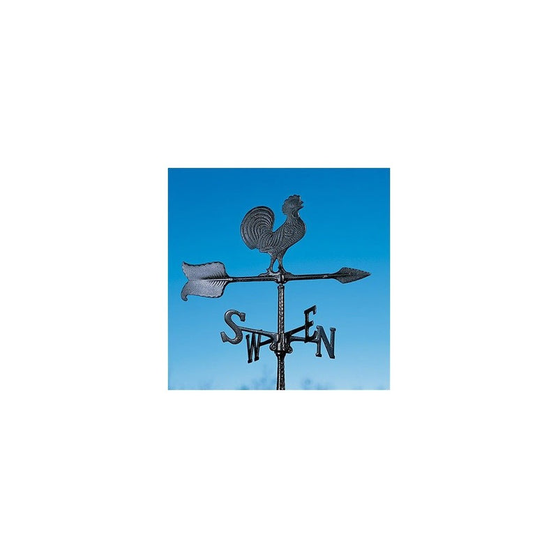 Whitehall Products Rooster Accent Weathervane, 24-Inch, Black