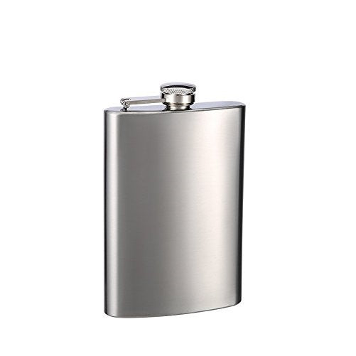 Top Shelf Flasks 8oz Stainless Steel Hip Flask