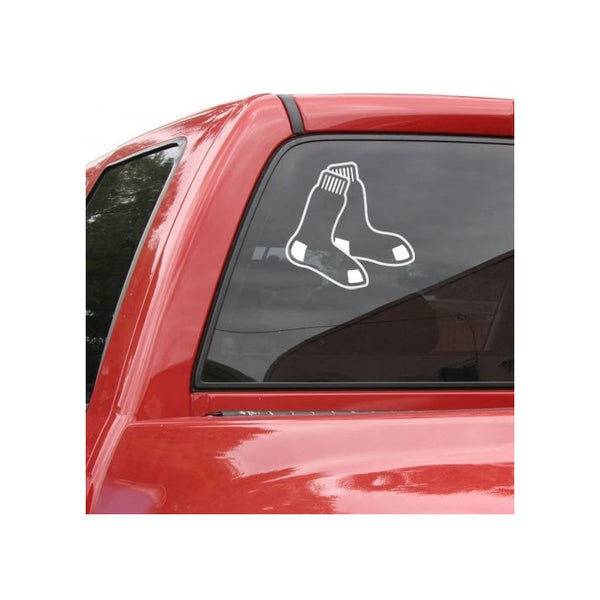 MLB Boston Red Sox 8" x 8" White Logo Decal