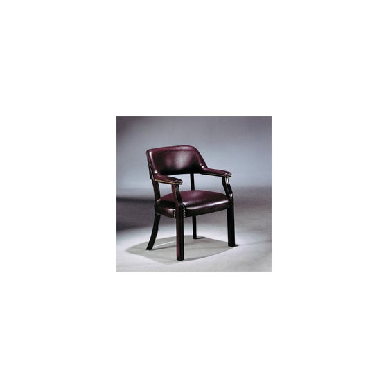 Captain Upholstered Chair (Burgundy)