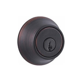 Kwikset 665-S Double Cylinder Deadbolt with SmartKey from the 660 Series, Venetian Bronze