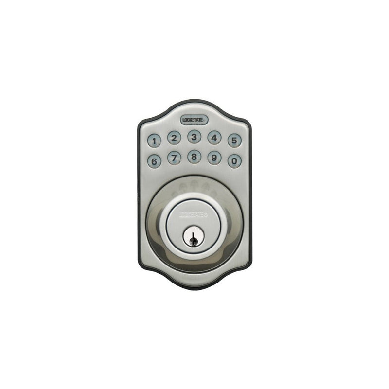 LockState LS-DB500-SN Electronic Keyless Deadbolt, Satin Nickel