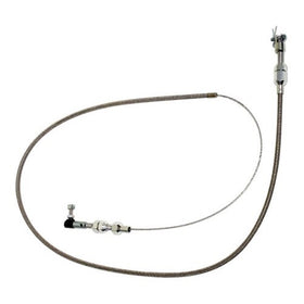 36" STAINLESS BRAIDED THROTTLE CABLE KIT - UNIVERSAL