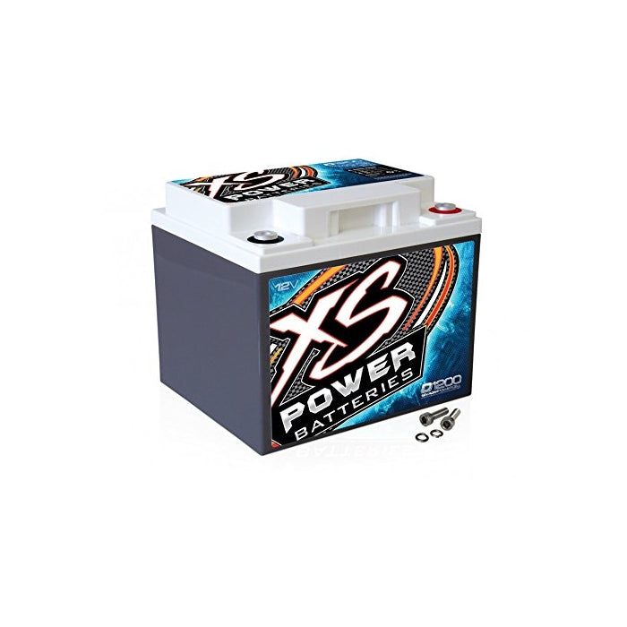 XS Power D1200 XS Series 12V 2600 Amp AGM High Output Battery with M6 Terminal Bolt