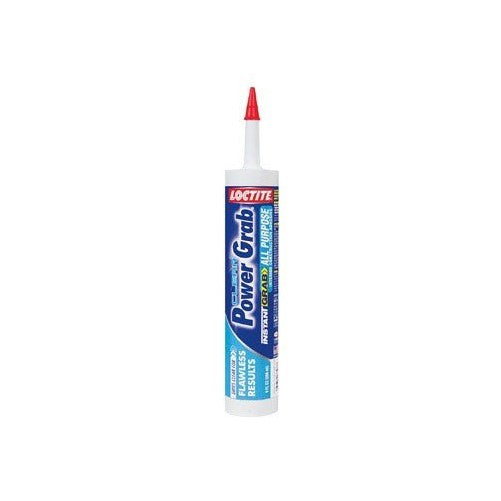 Loctite 1589155 9 Fluid Ounce Cartridge Power Grab Clear All Purpose Construction Adhesive