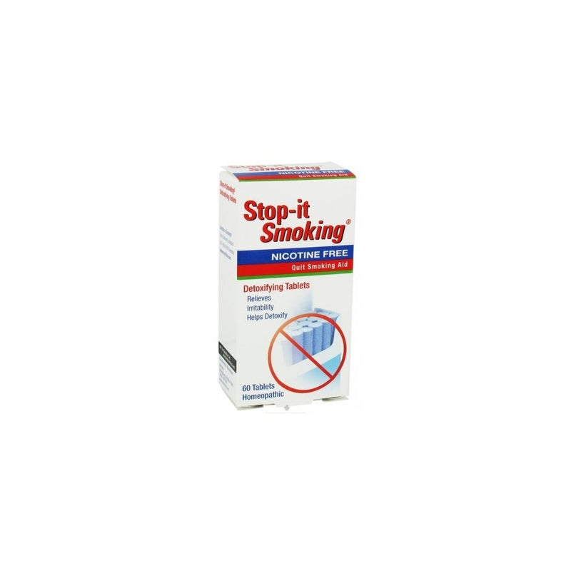 NatraBio Stop-It Smoking Detoxifying -- 60 Tablets