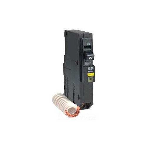 QOB120GFI SQUARE D Circuit Breaker Miniature Circuit Breaker (QOB-GFI) Ground Fault Protecting (Class A 6mA), 20A BOLT-IN