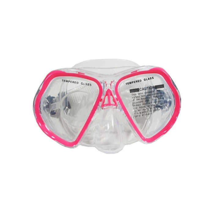 Scuba Choice Scuba Diving Dive Comocean Kids Youth Snorkeling Silicone Mask, Pink