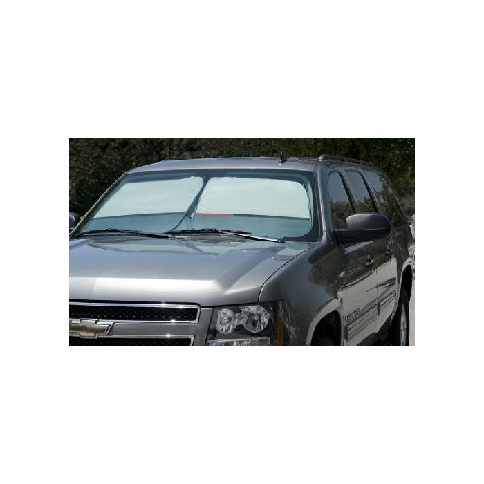 Premium Jumbo Car Folding Spring Sun Shade for vans, SUVs, or cars with larger windshield