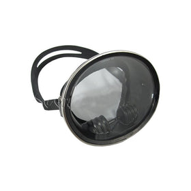 Scuba Choice Spearfishing Free Dive Stainless Steel Oval Shape Classic Rubber Mask