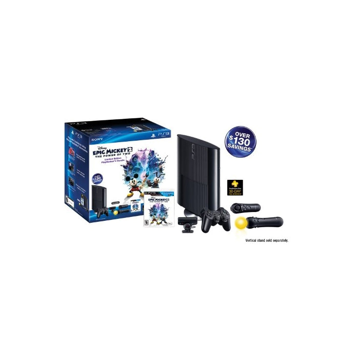 PS3 Slim 250GB Epic Mickey: Power of 2 Bundle (PlayStation 3)