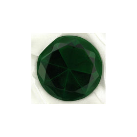 40x25mm Emerald Faceted Diamond Cut Glass Display Jewels