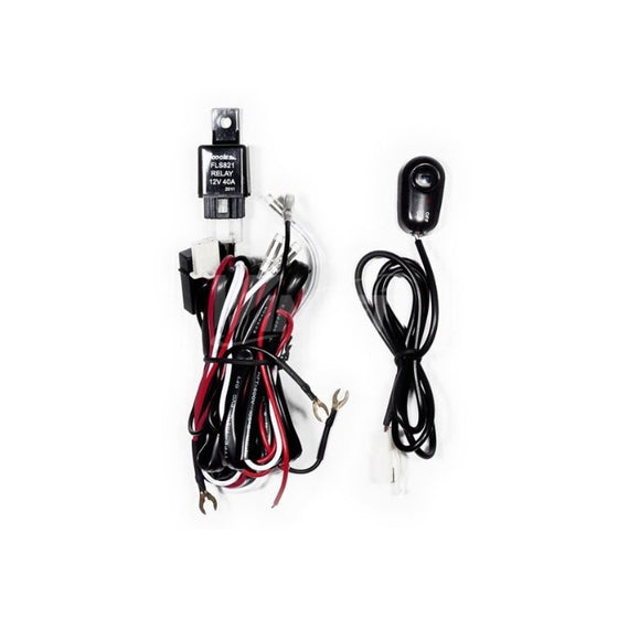 Winjet Universal Wiring Harness Include Switch Kit Car Auto Fog Lights Lamp Wire LED Off Road Wiring Kit 130W 40 Amp Relay