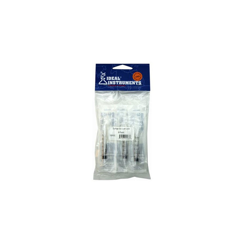 Neogen corporation 9264 Ideal, 6 Pack, 6 cc, Disposable Syringe