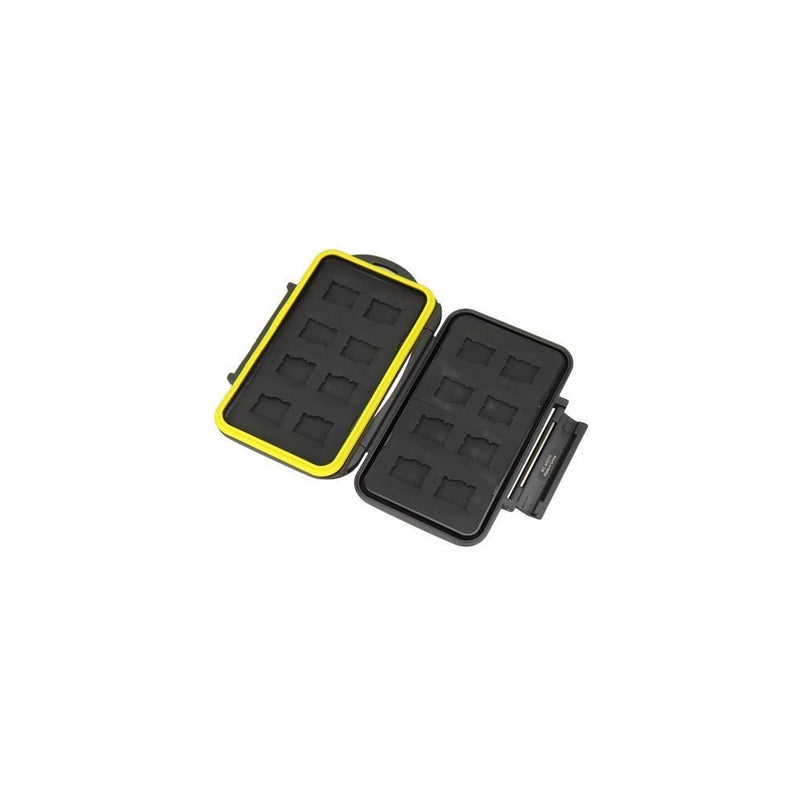 JJC MC-MSD16 Rugged Water-Resistant Memory Card Case (16x microSD Cards)