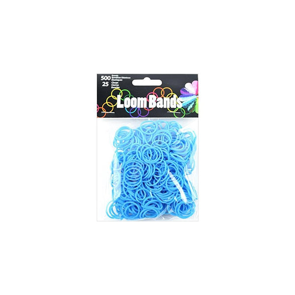 Touch of Nature Loom Bands Value Pack for Jewelry, Includes Band and Clasps, Turquoise