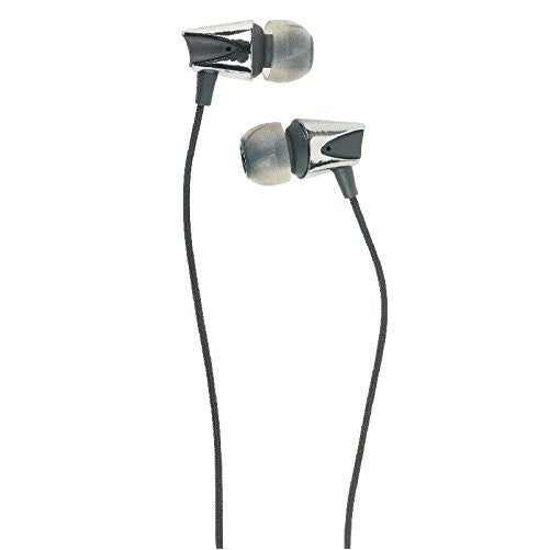 808 EQ Noise-Isolating Earbuds with Line-in Mic - Black