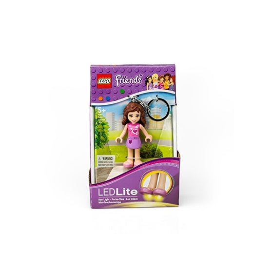 LEGO Friends Olivia Keychain Light - 2.75 Inch Perfect for Backpacks, Keychains - Moving Parts, Long Lasting LED's