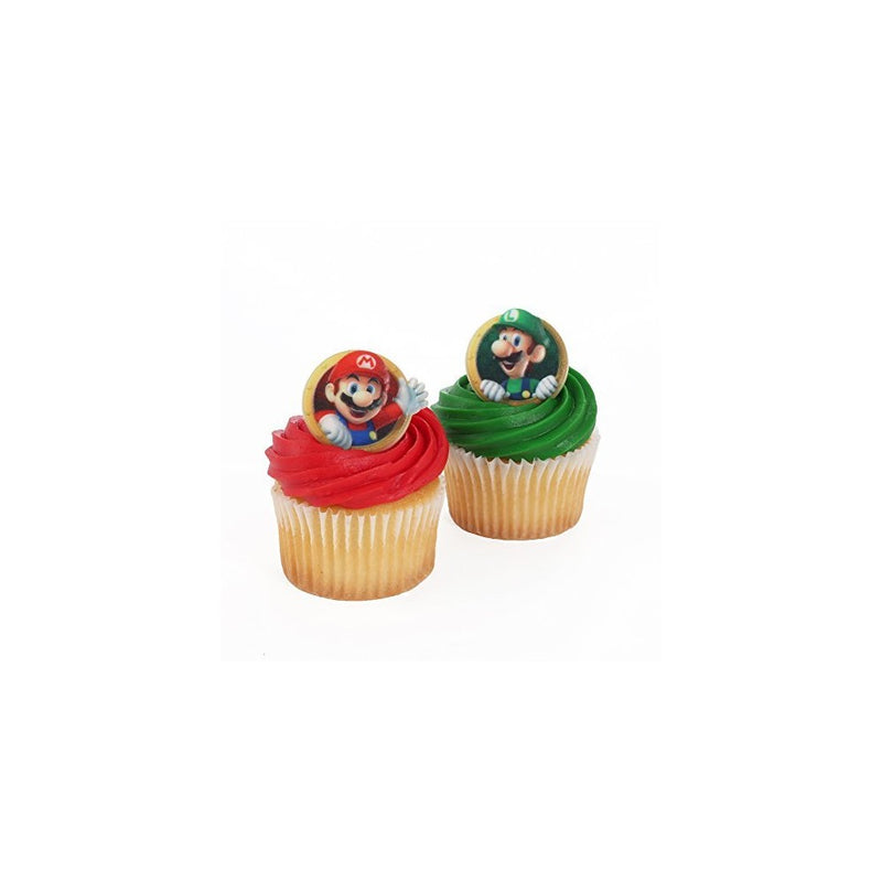 Super Mario 24 Cupcake Rings