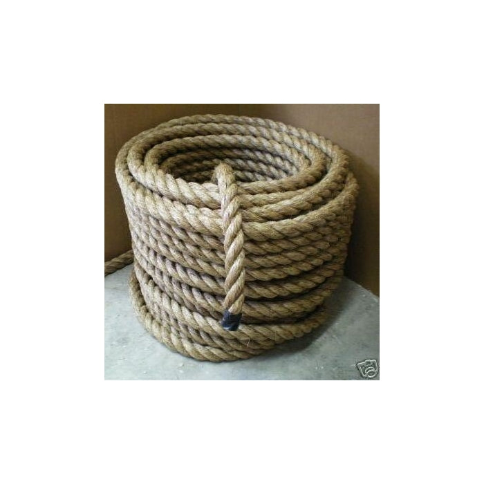 FREE SHIPPING 1.5" X 100' MANILA 1-1/2 boat docks Tree Farm Crafts FITNESS EXERCISE UNDULATION