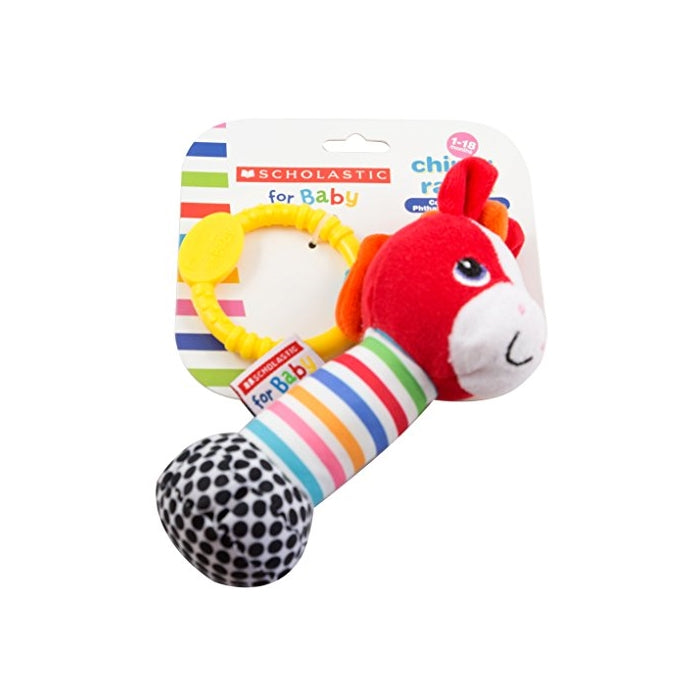 Scholastic Baby Rattle, Horse, 1-Pack