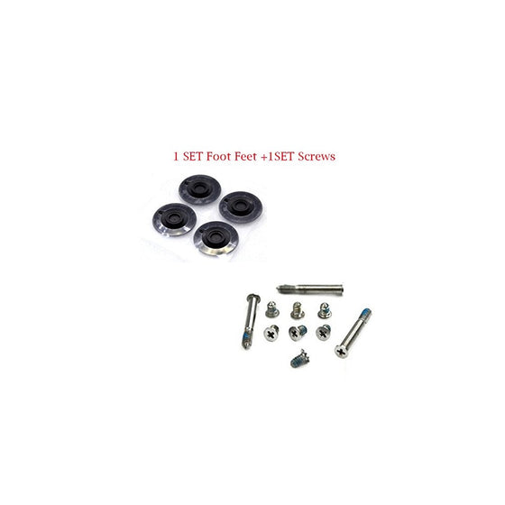 Flywings Repair Replacement Screws for Unibody Apple Macbook Pro A1278 A1286 13" 15" 17" 1 Sets of 10, 4 x Rubber Case Foot Feet for Macbook Pro A1278 A1286 A1297 2009 2010