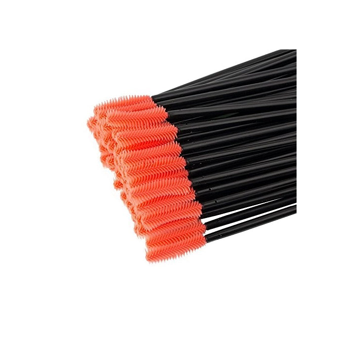 Shintop Disposable Silicone Eyelash Brush Mascara Wands Applicator Eyelash Extension Makeup Tools (Knife-Shape)