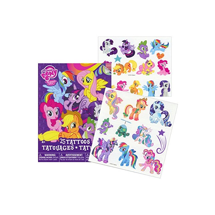 Savvi Disney Temporary Tattoos for Kids (My Little Pony)