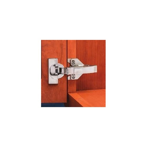 Blum CLIP top BLUMOTION Soft Close Hinges, 110 degree, Self Closing, Frameless, with Mounting Plates (Full overlay - 8 Pack)