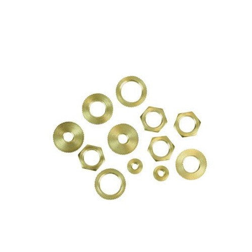 Locknuts Assorted Solid Brass by Orrco