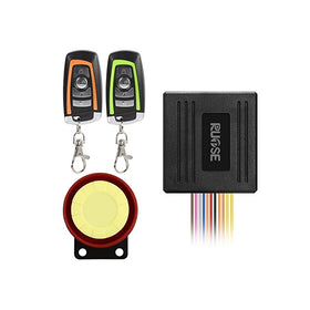 Rupse Waterproof Motorcycle Bike Anti-theft Security Burglar Alarm System Horn Alarm Warner Bi-color Remote Control