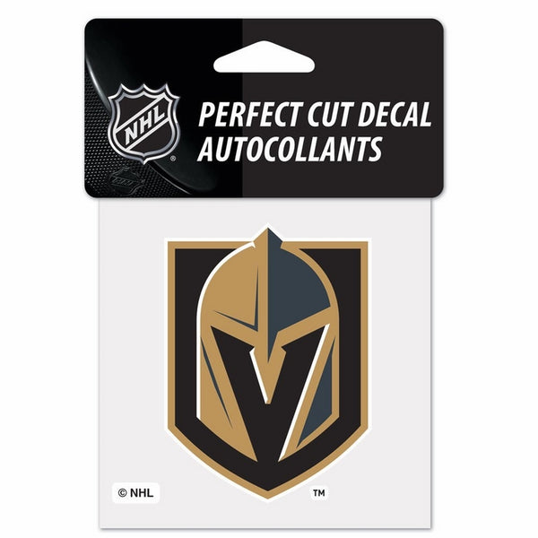 Las Vegas Golden Knights NHL WinCraft Black & Gold Perfect Cut Decal (4"x4")