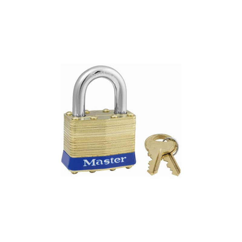 Master Lock 2D 1-3/4 Laminated Brass Padlock