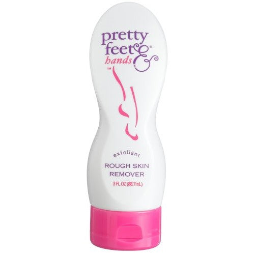 Pretty Feet & Hands Rough Skin Remover-Exfoliant, 3-Ounce Bottles (Pack of 3)