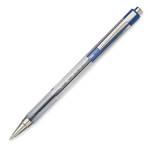 Pilot The Better Retractable Ballpoint Pens, Fine Point, Blue Ink, Dozen Box (30001)