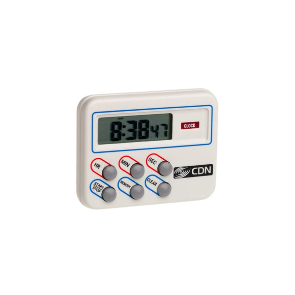 CDN TM8 Multi Task Digital Timer and Clock-Loud and Long Alarm