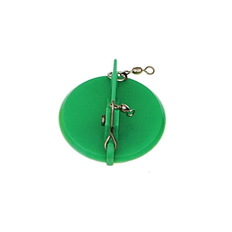 Luhr Jensen Dipsy Diver, Kelly Green/White Bottom, 4 1/8-Inch