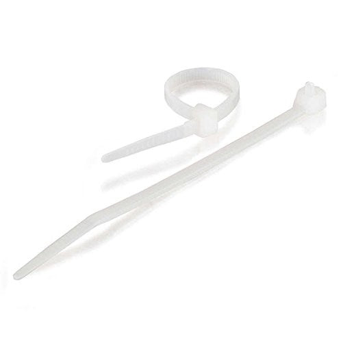 C2G/Cables to Go 43032 4 Inch Cable Ties, 100 Pack (White)