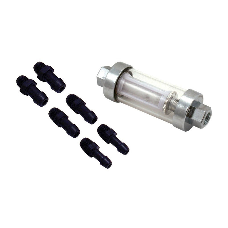 Spectre Performance 2369 Universal Clear View Fuel Filter (NOT FOR USE with Fuel Injected Vehicles)