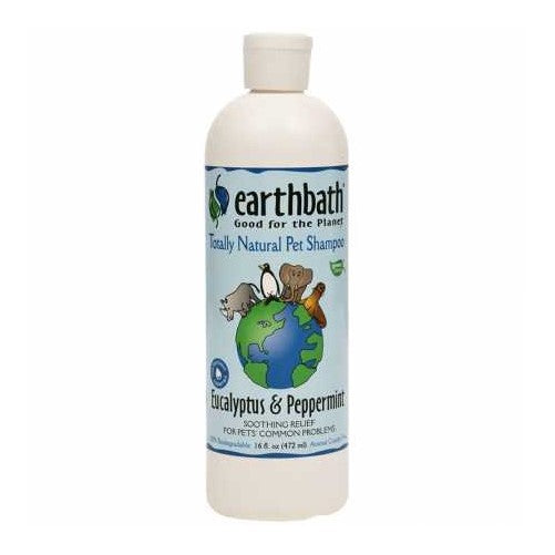 Earthbath THREP0036 All Natural Eucalyptus and Peppermint Shampoo, 16-Ounce