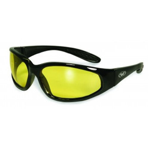 Global Vision Eyewear Hercules Safety Glasses, Yellow Tint Lens