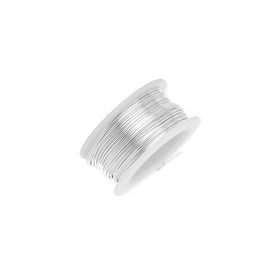 Artistic Wire-Colored Wire, 24 Gauge 10 Yards/Pkg, Natural Non-Tarnish Silver