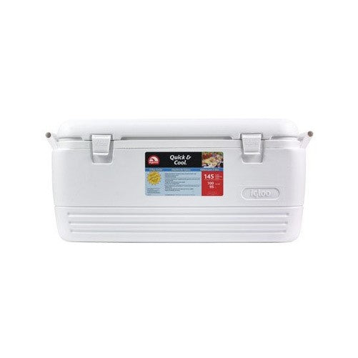 Igloo Quick And Cool 100 Cooler 100 Qt 16.75 In. H X 17.38 In. W X 35.25 In. D White