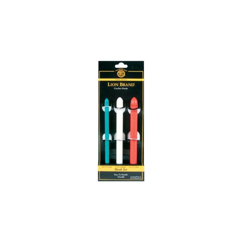 Lion Brand Yarn 400-5-1127 Crochet Hooks, Set of 3