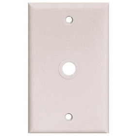 1g Tel/Coax .406 Wallplate-Wh