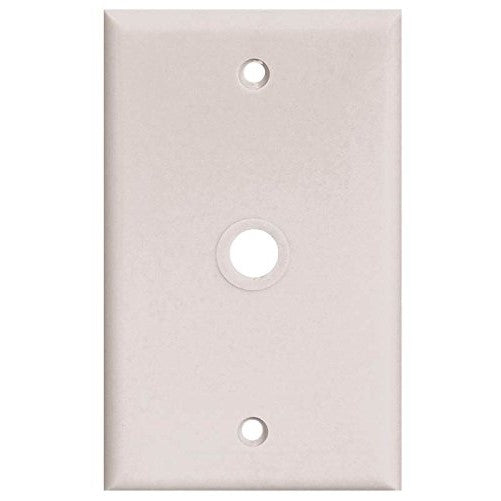 1g Tel/Coax .406 Wallplate-Wh