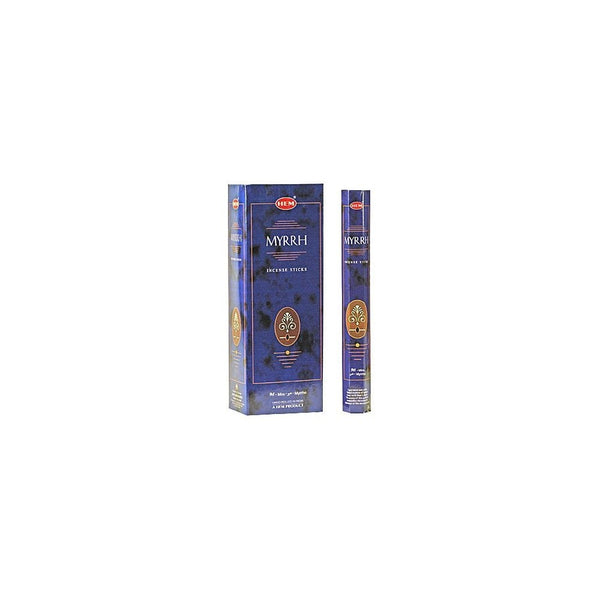 Myrrh - Box of Six 20 Gram Tubes - HEM Incense